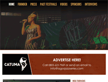 Tablet Screenshot of lagosjazzseries.com